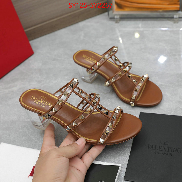 Women Shoes-Valentino replica 2023 perfect luxury ID: SY2267 $: 125USD