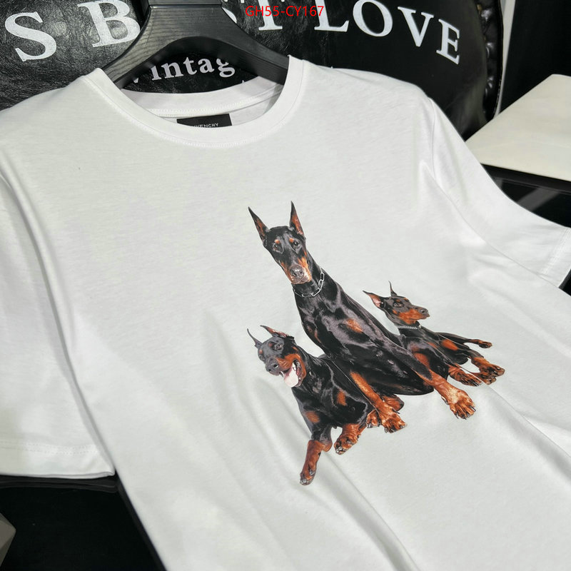Clothing-Givenchy,top quality replica ID: CY167,$: 55USD