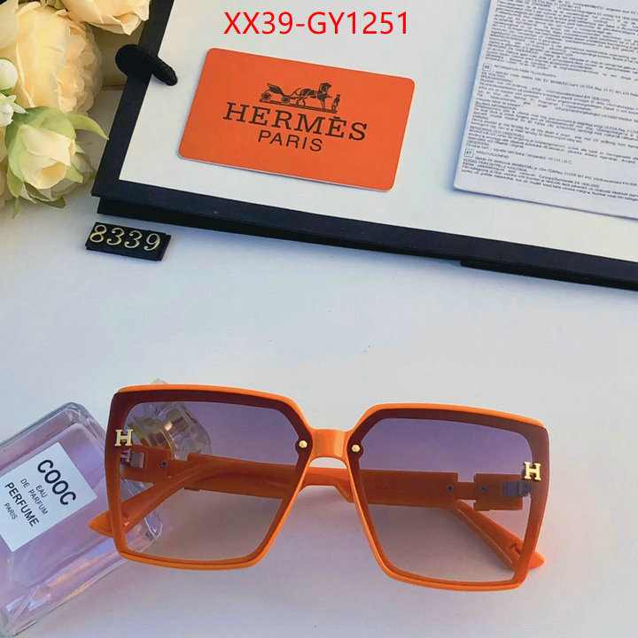 Glasses-Hermes,cheap replica ID: GY1251,$: 39USD