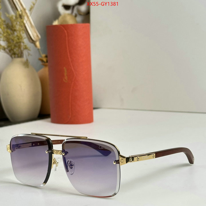 Glasses-Cartier,replica 1:1 ID: GY1381,$: 55USD