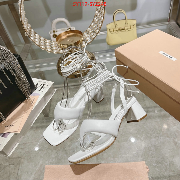 Women Shoes-Miu Miu where to buy replicas ID: SY2248 $: 119USD