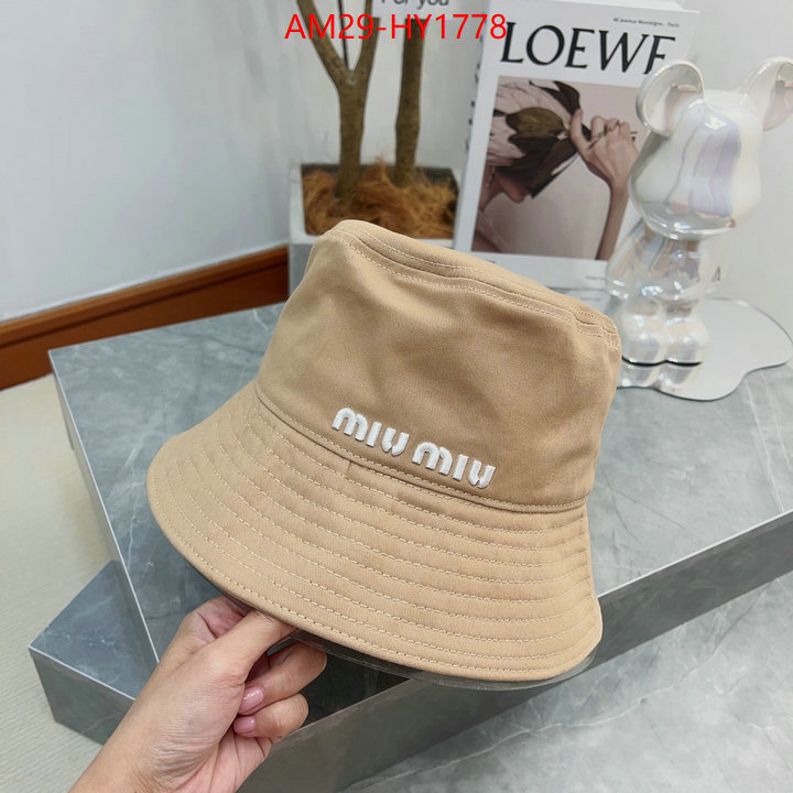 Cap(Hat)-Miu Miu shop now ID: HY1778 $: 29USD