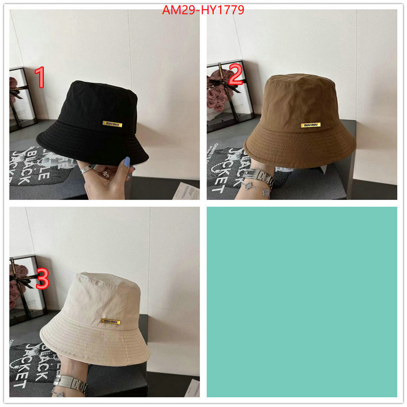 Cap(Hat)-Miu Miu luxury fake ID: HY1779 $: 29USD