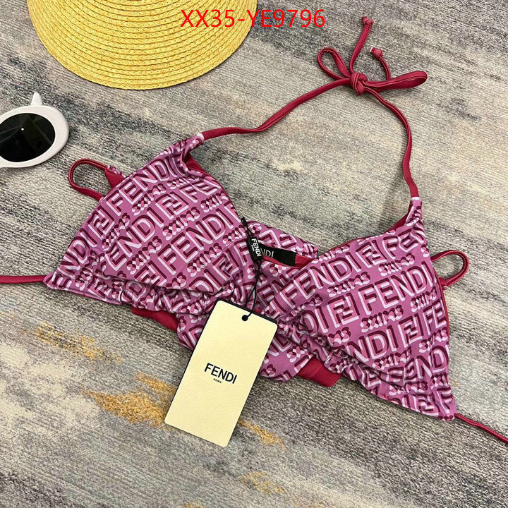 Swimsuit-Fendi,designer replica ID: YE9796,$: 35USD