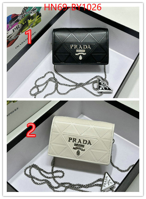 Prada Bags(4A)-Diagonal-,good quality replica ID: BY1026,$: 69USD