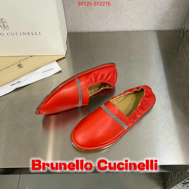 Women Shoes-Brunello cucinelli customize the best replica ID: SY2276 $: 125USD