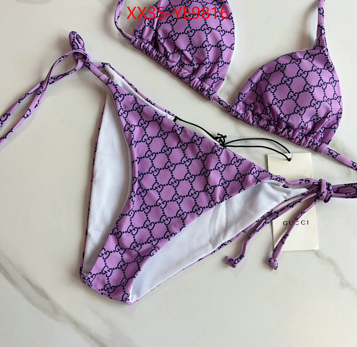 Swimsuit-GUCCI,perfect replica ID: YE9816,$: 35USD