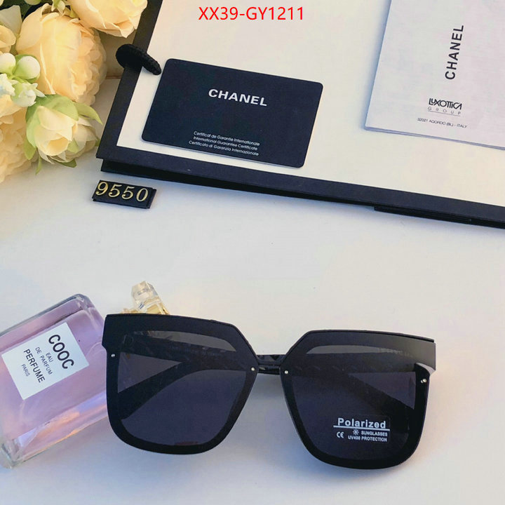 Glasses-Chanel,high quality perfect ID: GY1211,$: 39USD