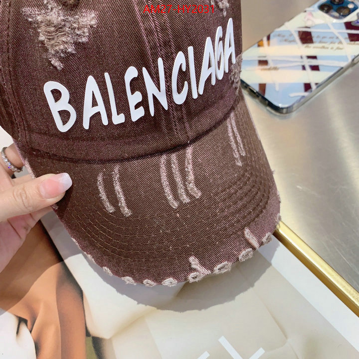 Cap(Hat)-Balenciaga mirror copy luxury ID: HY2031 $: 27USD