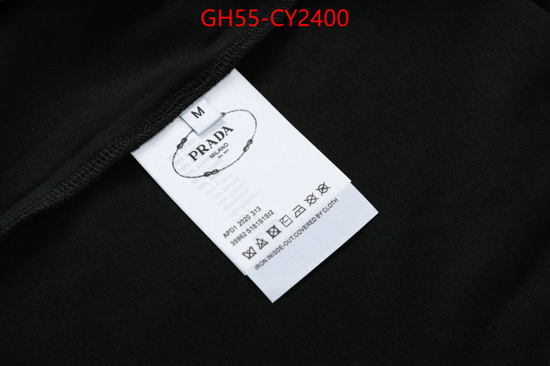 Clothing-Prada high quality happy copy ID: CY2400 $: 55USD