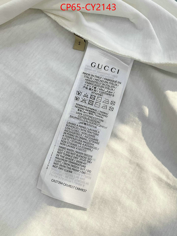 Clothing-Gucci best quality replica ID: CY2143 $: 65USD