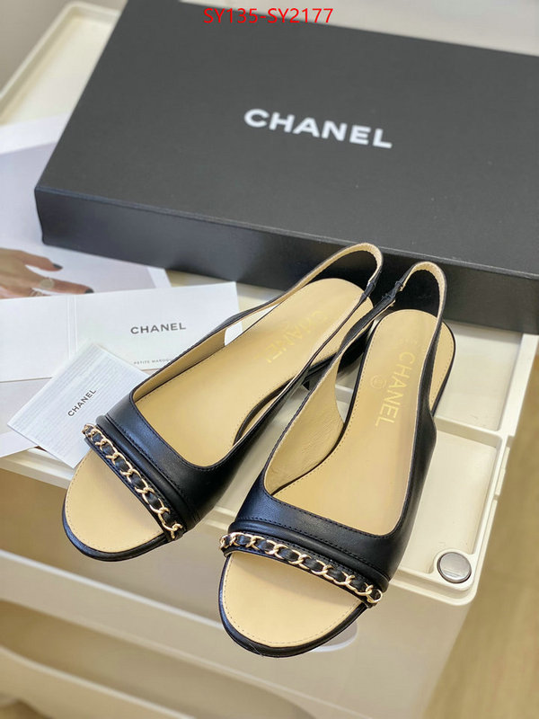 Women Shoes-Chanel high quality 1:1 replica ID: SY2177 $: 135USD