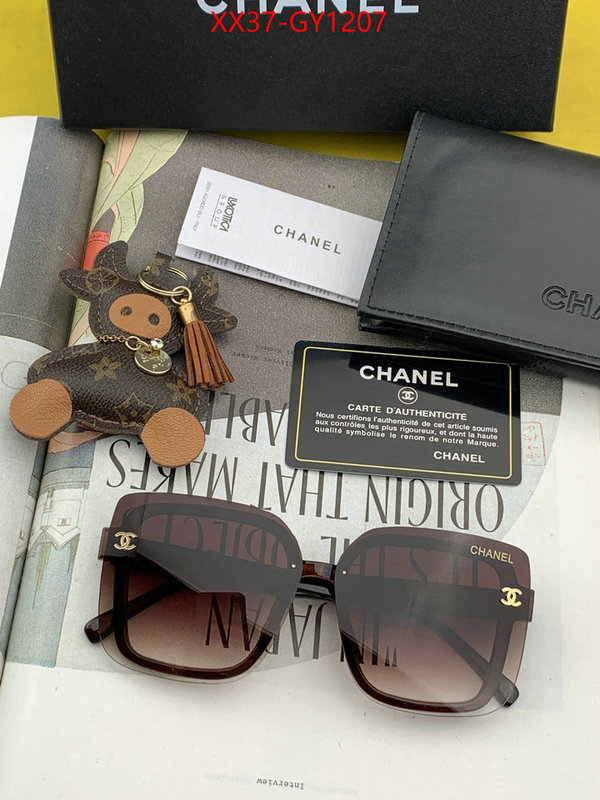 Glasses-Chanel,high quality customize ID: GY1207,$: 37USD