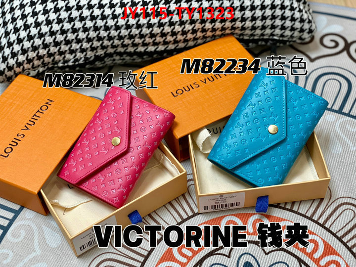 LV Bags(TOP)-Wallet,new designer replica ID: TY1323,$: 115USD