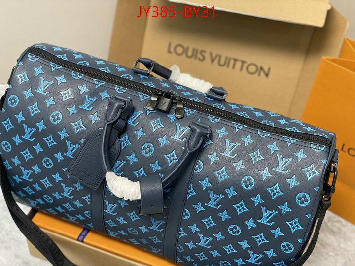 LV Bags(TOP)-Keepall BandouliRe 45-50-,replica wholesale ID: BY31,$: 385USD