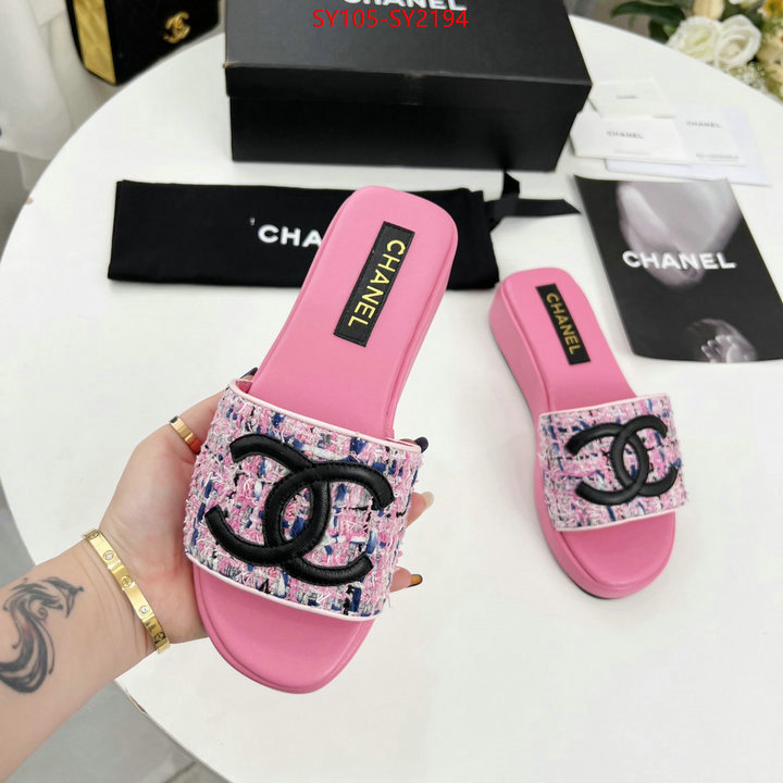 Women Shoes-Chanel 2023 replica wholesale cheap sales online ID: SY2194 $: 105USD