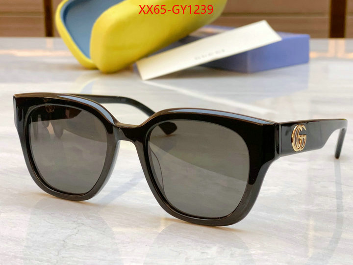 Glasses-Gucci,replica aaaaa+ designer ID: GY1239,$: 65USD