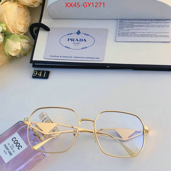 Glasses-Prada,customize the best replica ID: GY1271,$: 45USD