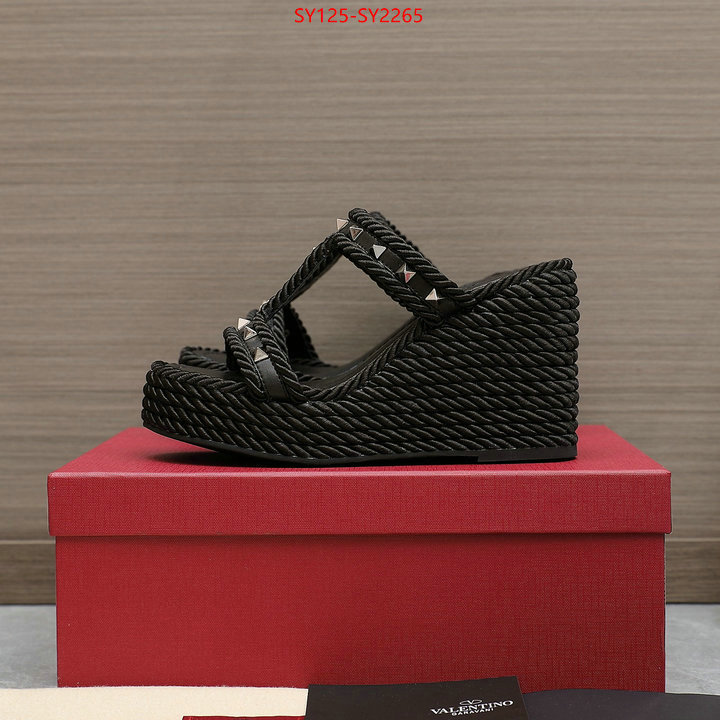 Women Shoes-Valentino high-end designer ID: SY2265 $: 125USD