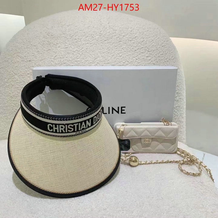 Cap (Hat)-Dior top quality fake ID: HY1753 $: 27USD