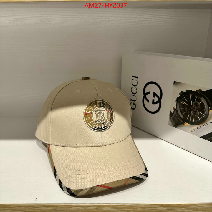 Cap(Hat)-Burberry aaaaa class replica ID: HY2037 $: 27USD