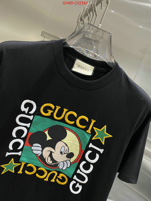 Clothing-Gucci where to buy replicas ID: CY2342 $: 69USD