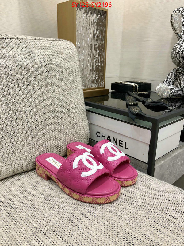 Women Shoes-Chanel where to find the best replicas ID: SY2196 $: 125USD