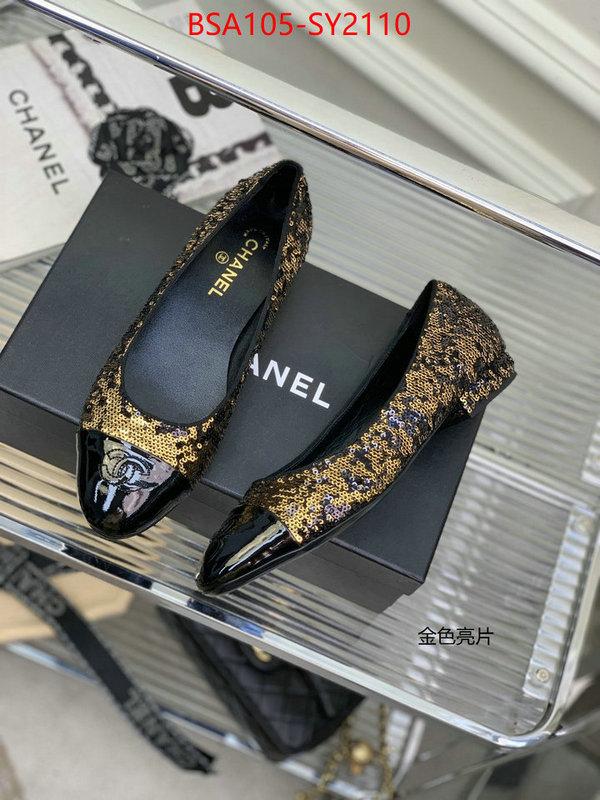 Women Shoes-Chanel designer high replica ID: SY2110 $: 105USD