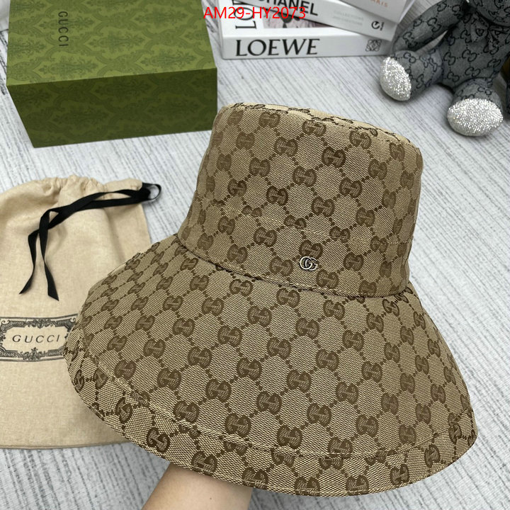 Cap(Hat)-Gucci wholesale 2023 replica ID: HY2073 $: 29USD