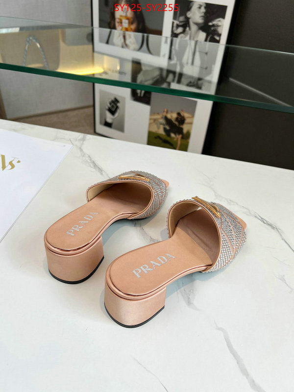 Women Shoes-Prada high quality replica designer ID: SY2255 $: 125USD