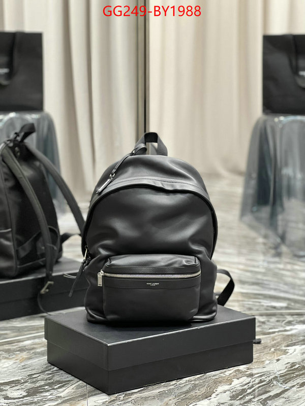 YSL Bags(TOP)-Backpack- what 1:1 replica ID: BY1988 $: 249USD