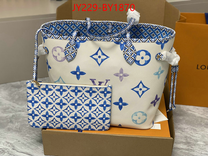 LV Bags(TOP)-Neverfull-,is it illegal to buy dupe ID: BY1870,$: 229USD