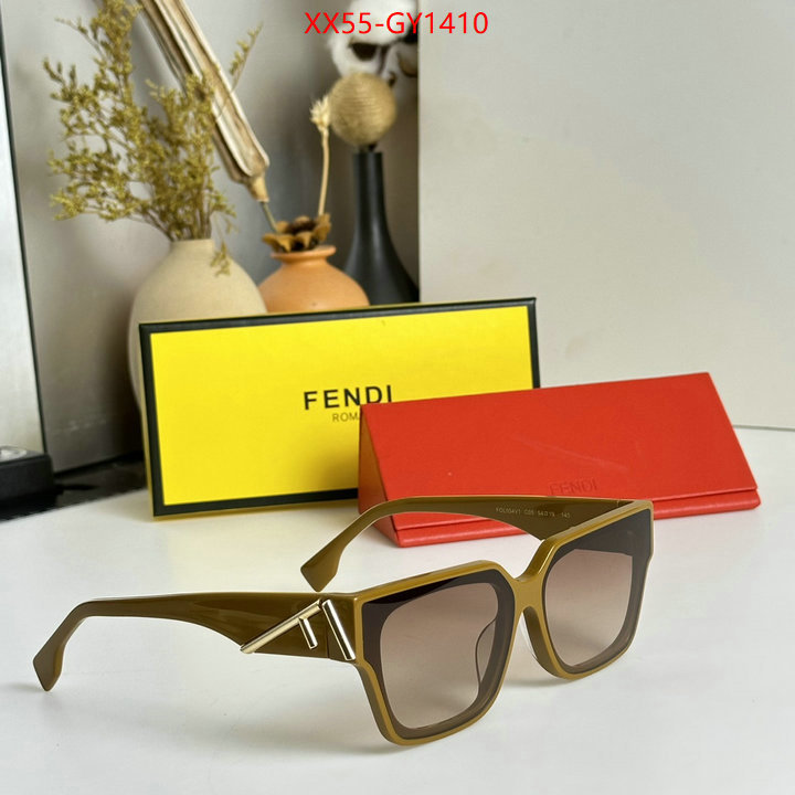 Glasses-Fendi,2023 replica wholesale cheap sales online ID: GY1410,$: 55USD