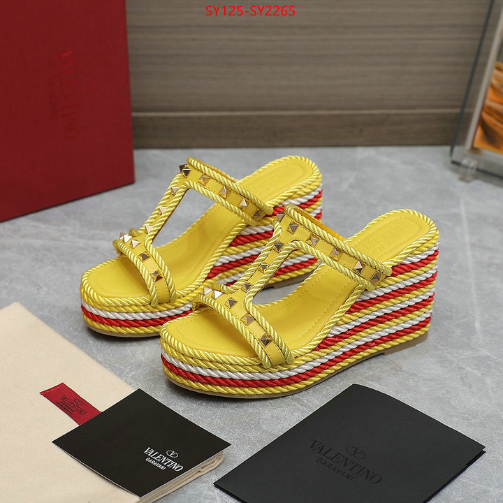 Women Shoes-Valentino high-end designer ID: SY2265 $: 125USD