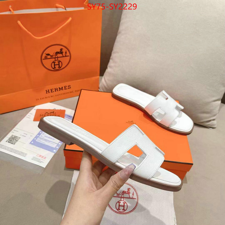 Women Shoes-Hermes best replica new style ID: SY2229 $: 75USD