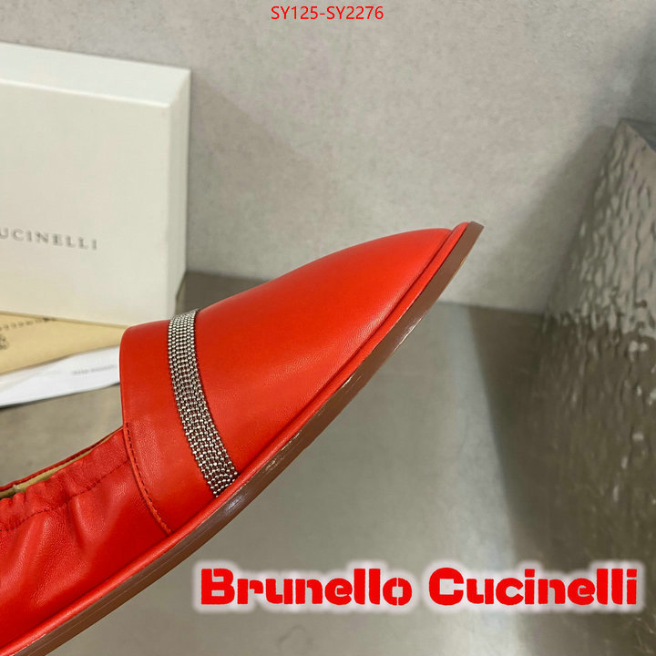 Women Shoes-Brunello cucinelli customize the best replica ID: SY2276 $: 125USD