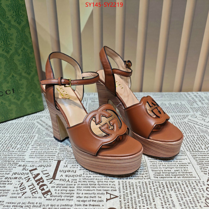 Women Shoes-Gucci best replica new style ID: SY2219 $: 145USD