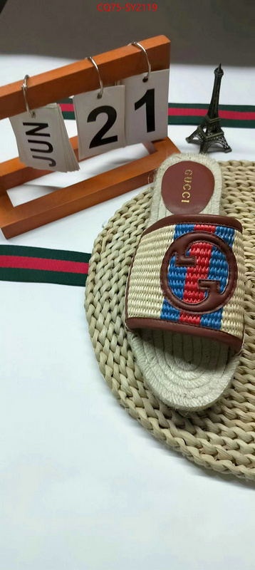 Women Shoes-Gucci how to start selling replica ID: SY2119 $: 75USD