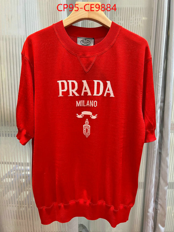 Clothing-Prada,replica best ID: CE9884,$: 95USD
