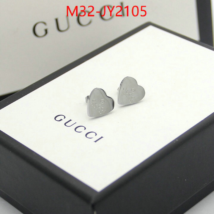 Jewelry-Gucci designer wholesale replica ID: JY2105 $: 32USD