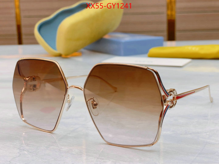 Glasses-Gucci,quality aaaaa replica ID: GY1241,$: 55USD