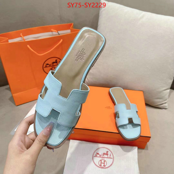 Women Shoes-Hermes best replica new style ID: SY2229 $: 75USD