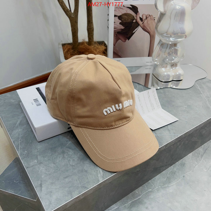 Cap(Hat)-Miu Miu 7 star quality designer replica ID: HY1777 $: 27USD