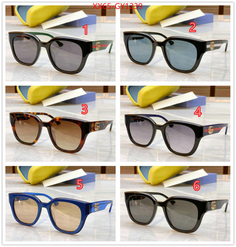 Glasses-Gucci,replica aaaaa+ designer ID: GY1239,$: 65USD