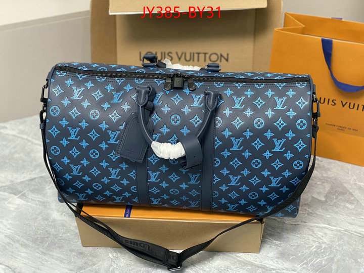 LV Bags(TOP)-Keepall BandouliRe 45-50-,replica wholesale ID: BY31,$: 385USD