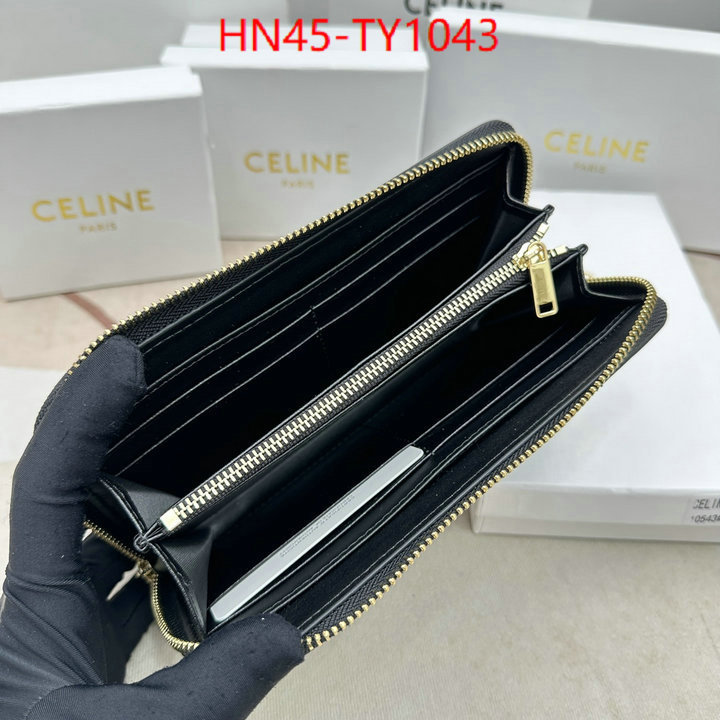 CELINE Bags(4A)-Wallet,replica aaaaa designer ID: TY1043,$: 45USD