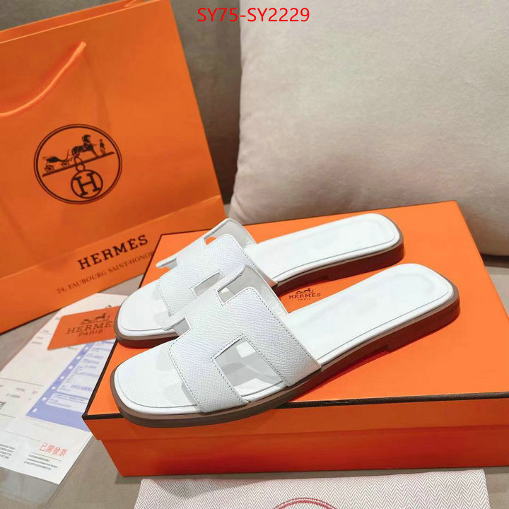 Women Shoes-Hermes best replica new style ID: SY2229 $: 75USD