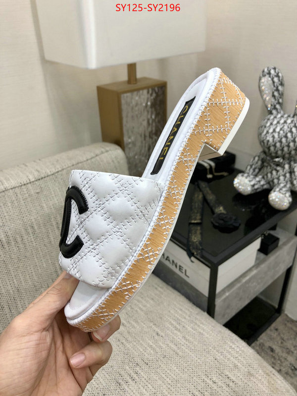 Women Shoes-Chanel where to find the best replicas ID: SY2196 $: 125USD