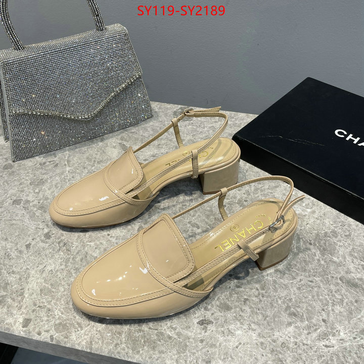 Women Shoes-Chanel top quality ID: SY2189 $: 119USD