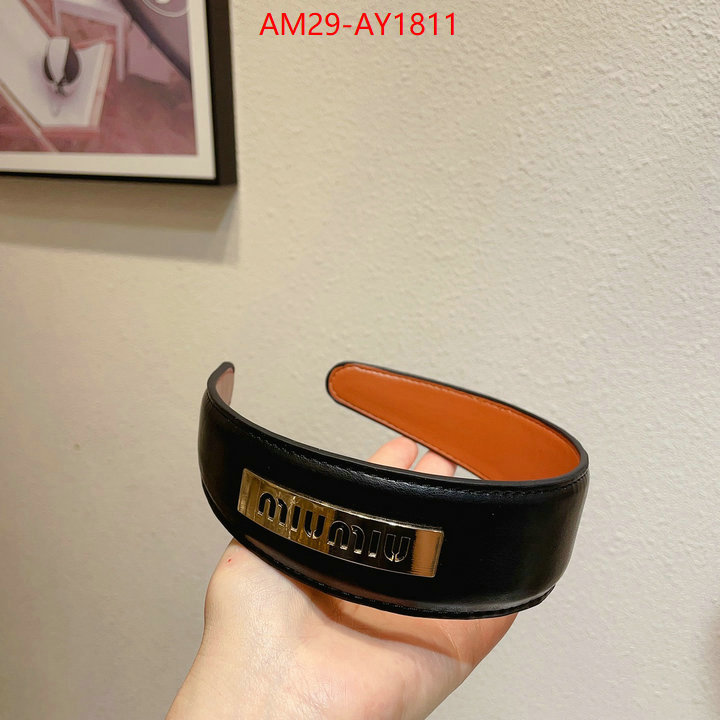 Hair band-MIU MIU what is top quality replica ID: AY1811 $: 29USD